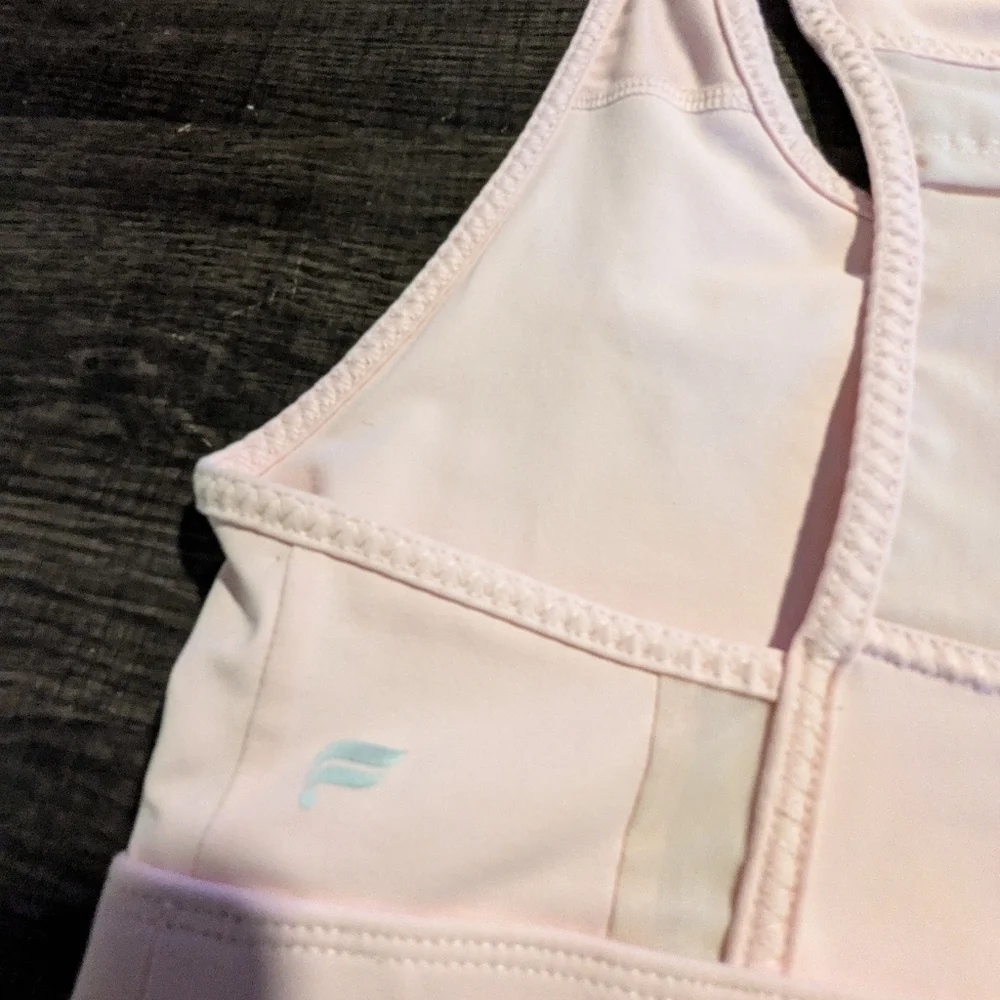 Fabletics Women's Light Pink Sport/Workout Top